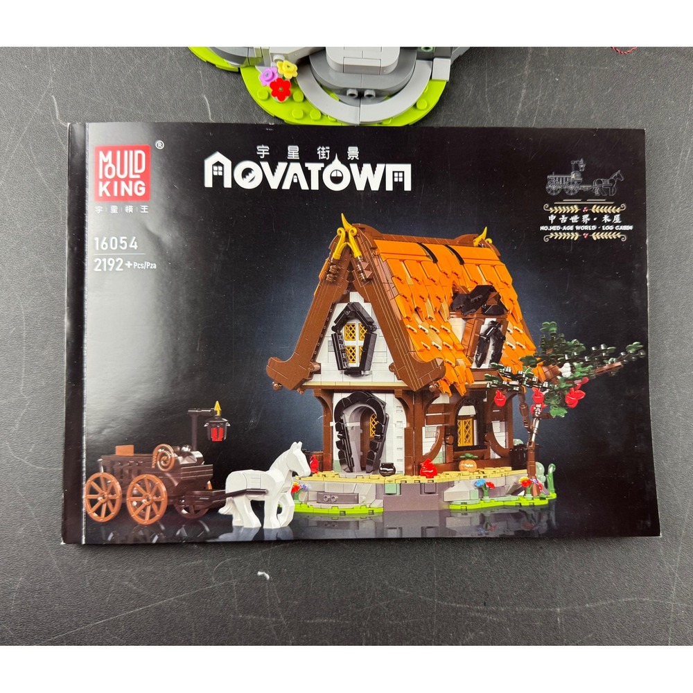 Mould King 16054 Novatown Mid- Age World Log Cabin 2192 Pc Medieval Building Set - Picture 2 of 9